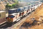 Intermodal climbs east